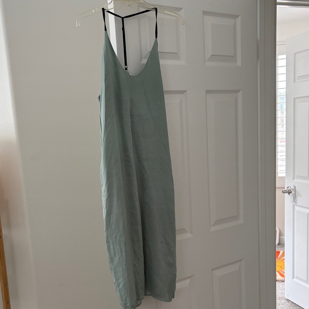 Lunya silk slip dress